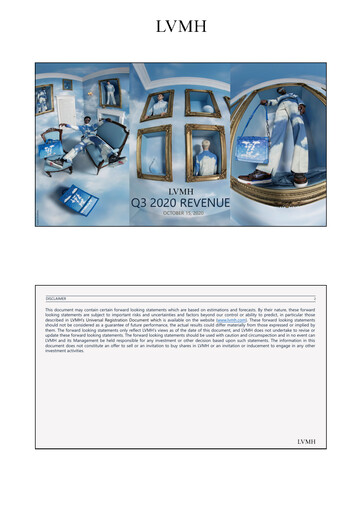 Thumbnail LVMH Quarterly Report 2020-q3