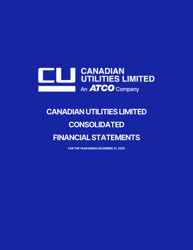 Thumbnail Canadian Utilities
 Financial Statement 2025