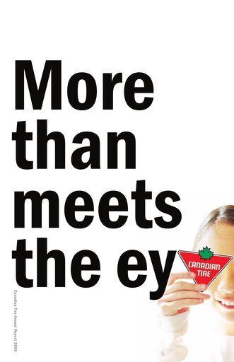 Miniature Canadian Tire Rapport annuel 2006
