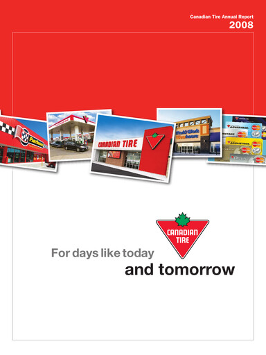 Miniature Canadian Tire Rapport annuel 2008