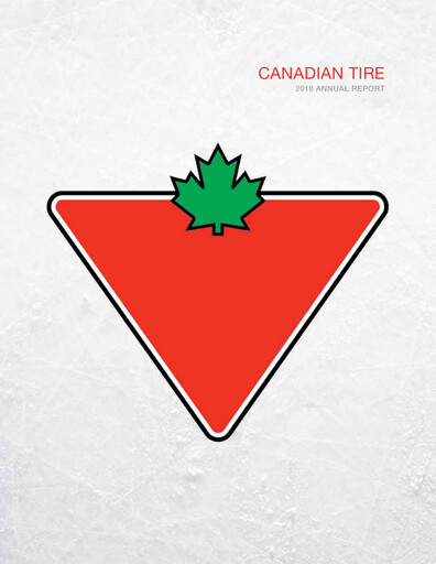 Miniature Canadian Tire Rapport annuel 2010