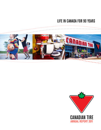 Miniature Canadian Tire Rapport annuel 2011
