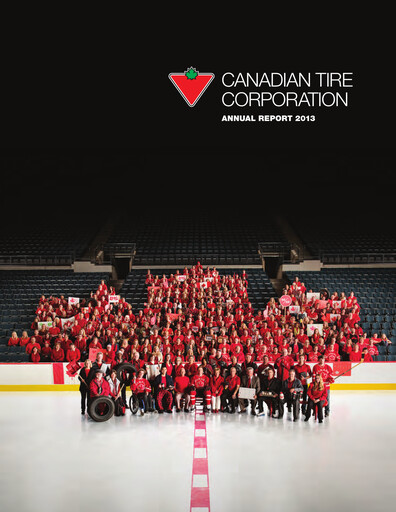 Miniature Canadian Tire Rapport annuel 2013