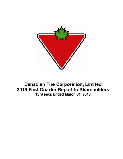 Thumbnail Canadian Tire Quarterly Report 2018-q1