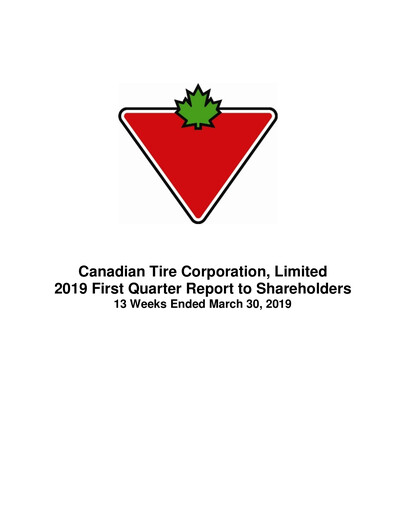 Thumbnail Canadian Tire Quarterly Report 2019-q1