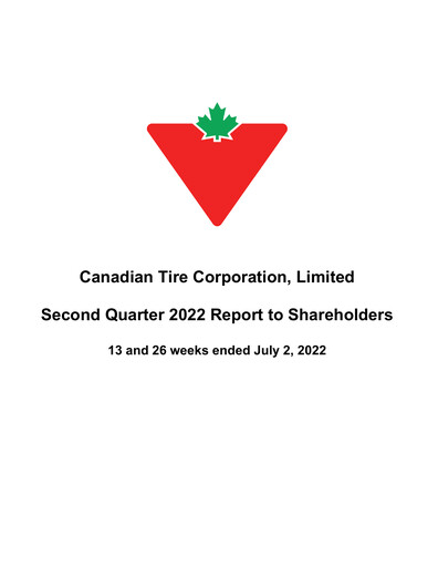 Thumbnail Canadian Tire Quarterly Report 2022-q2