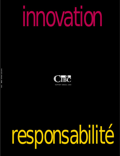 Thumbnail CIBC (Canadian Imperial Bank of Commerce) Annual Report 1999