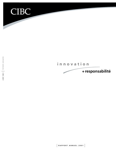 Thumbnail CIBC (Canadian Imperial Bank of Commerce) Annual Report 2001
