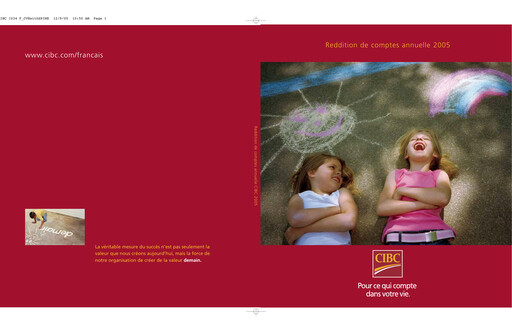 Thumbnail CIBC (Canadian Imperial Bank of Commerce) Annual Report 2005