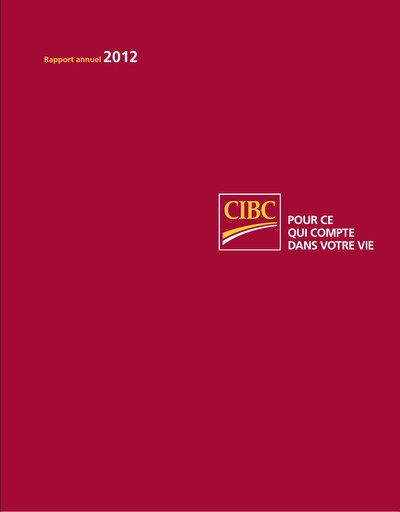 Thumbnail CIBC (Canadian Imperial Bank of Commerce) Annual Report 2012