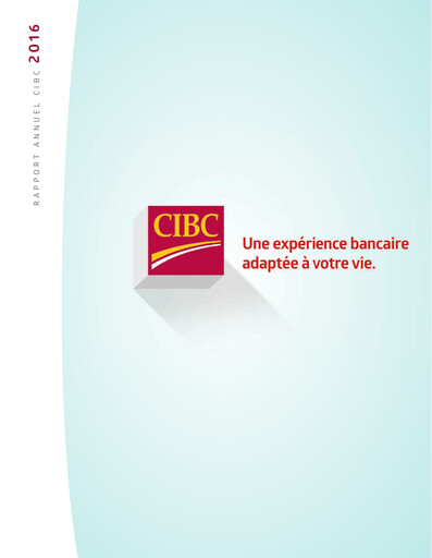 Thumbnail CIBC (Canadian Imperial Bank of Commerce) Annual Report 2016