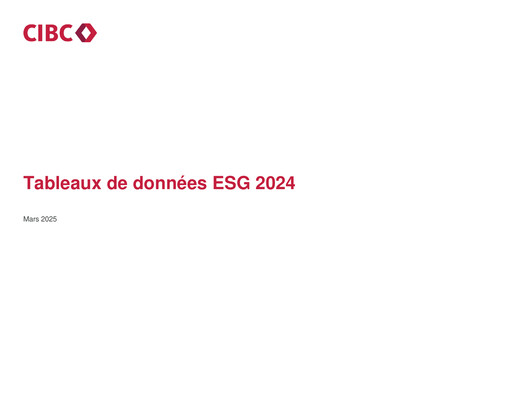 Thumbnail CIBC (Canadian Imperial Bank of Commerce) ESG Report 2024