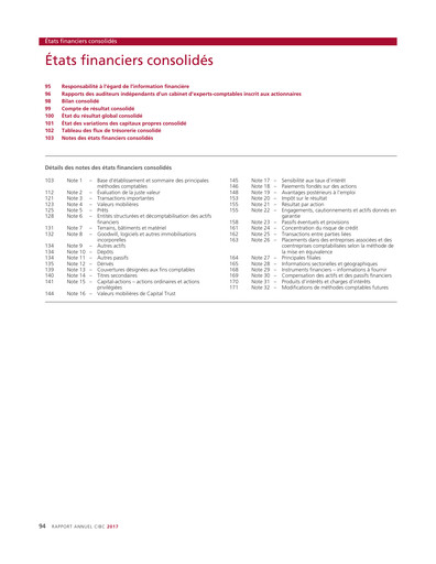 Thumbnail CIBC (Canadian Imperial Bank of Commerce) Financial Statement 2017