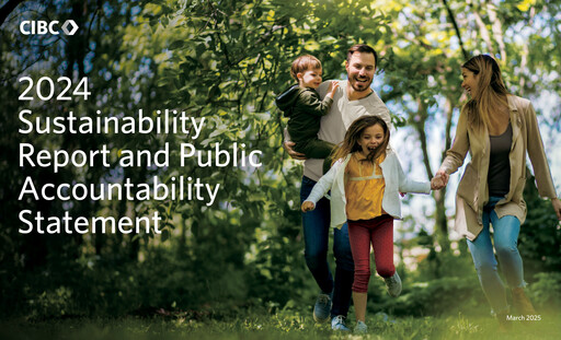 Thumbnail CIBC Sustainability Report 2024