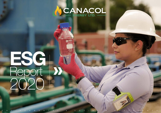 Thumbnail Canacol Energy ESG Report 2020