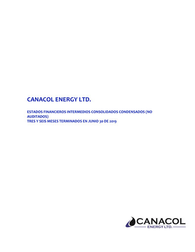 Thumbnail Canacol Energy Quarterly Report 2019-q2