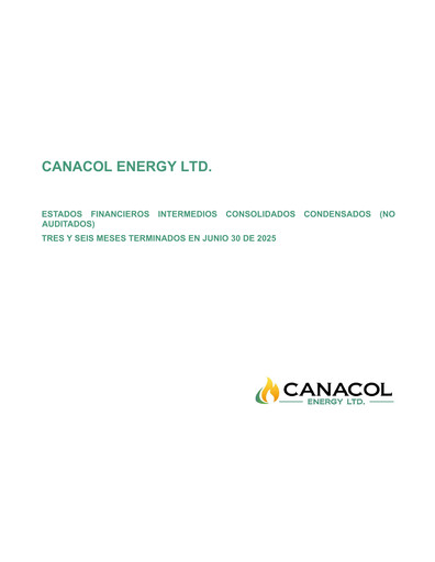 Thumbnail Canacol Energy Quarterly Report 2025-q2