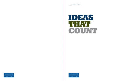 Thumbnail Canaccord Genuity Group Annual Report 2007