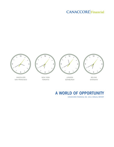 Thumbnail Canaccord Genuity Group Annual Report 2011