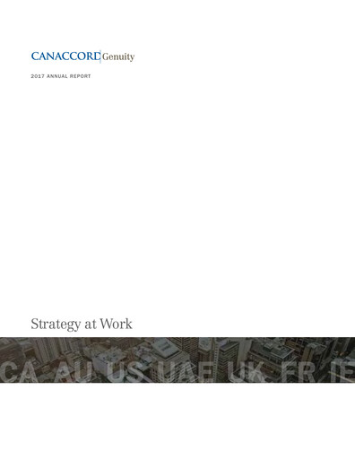 Thumbnail Canaccord Genuity Group Annual Report 2017