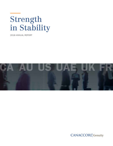 Thumbnail Canaccord Genuity Group Annual Report 2018