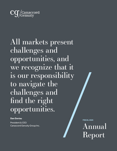 Thumbnail Canaccord Genuity Group Annual Report fy2020