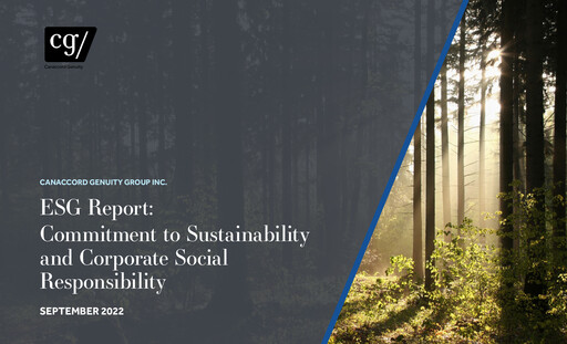 Thumbnail Canaccord Genuity Group ESG Report 2022