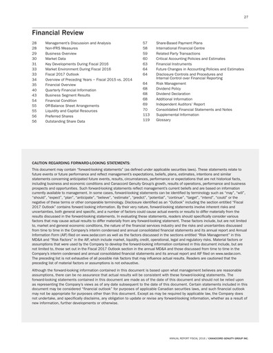 Miniature Canaccord Genuity Group Rapport financier 2016