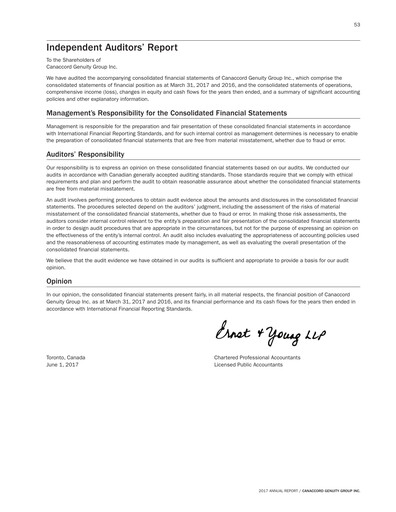 Vorschaubild Canaccord Genuity Group Finanzmitteilung 2017