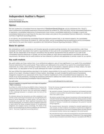 Vorschaubild Canaccord Genuity Group Finanzmitteilung 2023