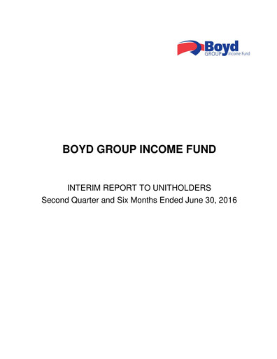 Thumbnail Boyd Group Quarterly Report 2016-q2