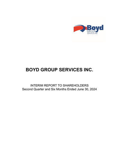Thumbnail Boyd Group Quarterly Report 2024-q2