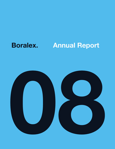 Thumbnail Boralex Annual Report 2008