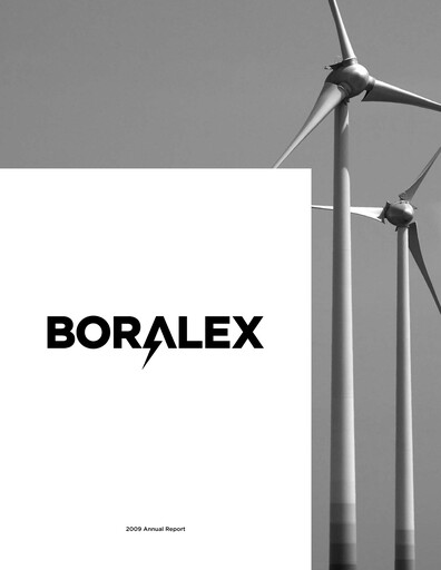Thumbnail Boralex Annual Report 2009