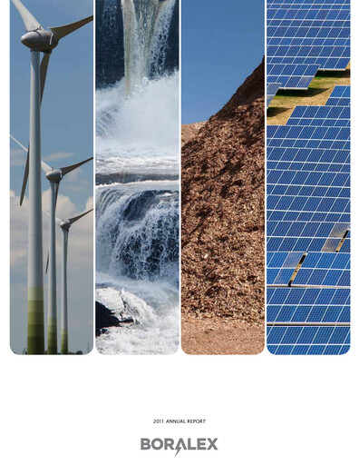Thumbnail Boralex Annual Report 2011
