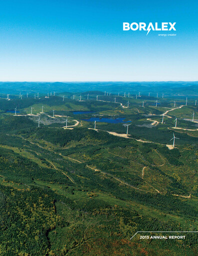 Thumbnail Boralex Annual Report 2013