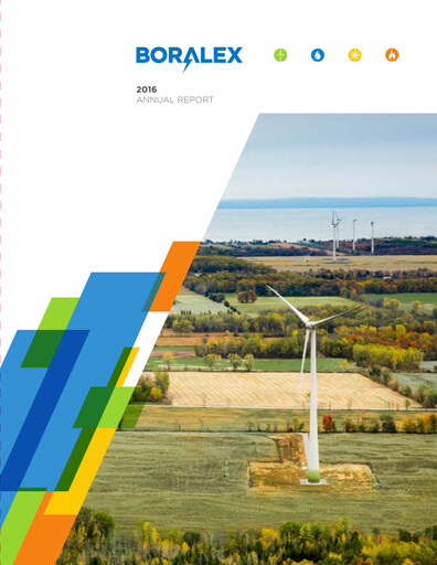 Thumbnail Boralex Annual Report 2016