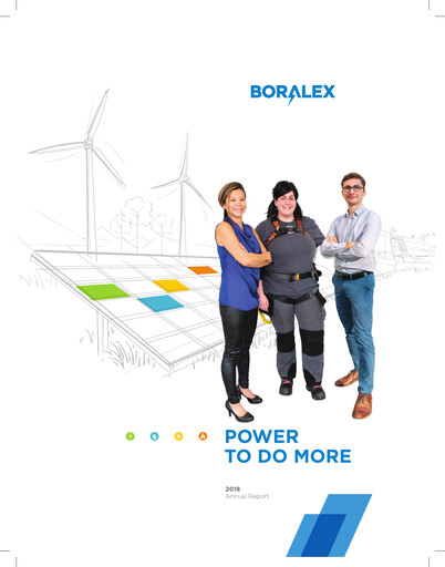 Thumbnail Boralex Annual Report 2018
