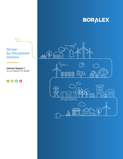 Miniature Boralex Rapport trimestriel 2025-q1