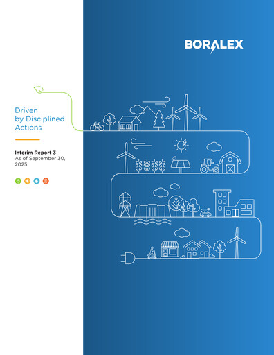 Miniature Boralex Rapport trimestriel 2025-q3