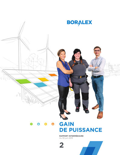 Miniature Boralex Rapport trimestriel 2019-q2