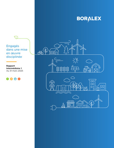 Miniature Boralex Rapport trimestriel 2025-q1