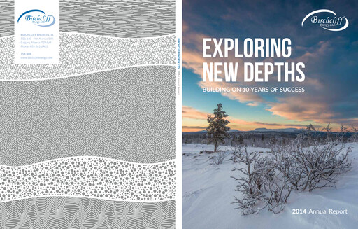 Vorschaubild Birchcliff Energy Jahresbericht 2014