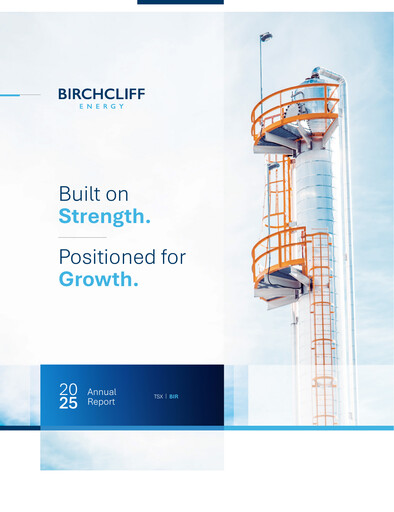 Thumbnail Birchcliff Energy Annual Report 2025