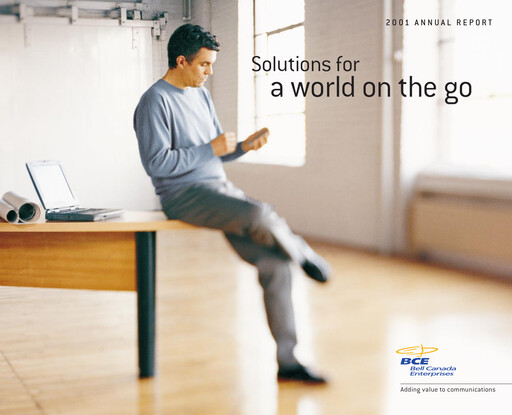 Thumbnail BCE Annual Report 2001
