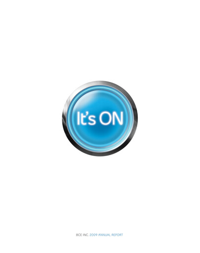 Thumbnail BCE Annual Report 2009