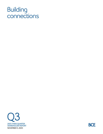 Thumbnail BCE Inc. Quarterly Report 2025-q3