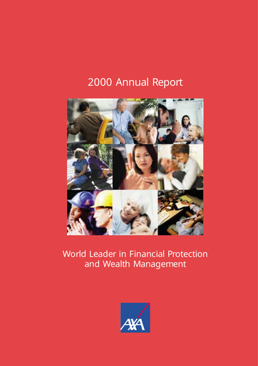 Thumbnail AXA Annual Report 2000