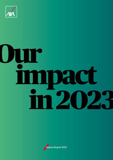 Thumbnail AXA Sustainability Report 2023