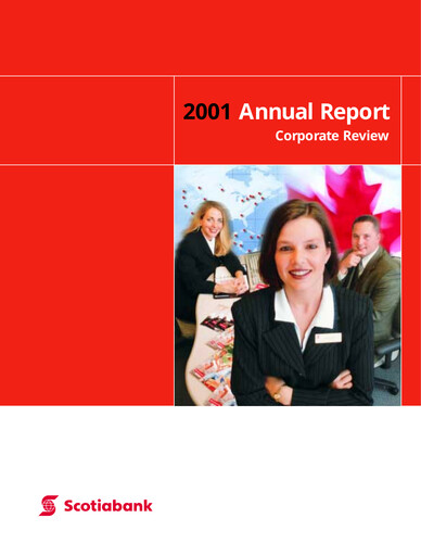 Thumbnail Scotiabank Annual Report 2001